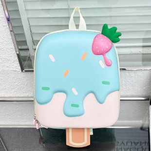 Mochila de moda ultraligera para niños, jardín de infantes, mochila escolar para niños, princesa de helado, bolso ligero para salir.