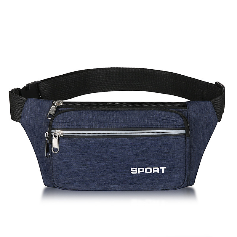 Bolsa de cintura para hombres y mujeres multifuncional de gran capacidad a prueba de agua caja registradora bolsa de negocios resistente al desgaste deportes al aire libre teléfono móvil billetera