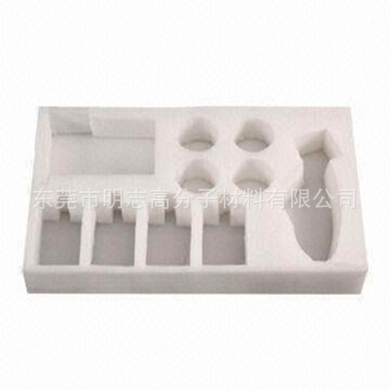 白色防静电珍珠棉试管架内托 厂家供应包装epe珍珠棉内衬托盘海绵