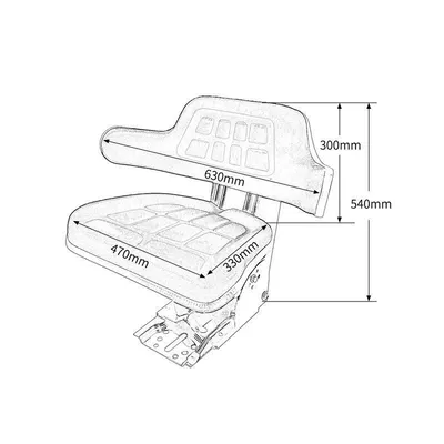 seats for agricultural use, Other vehicle seats
