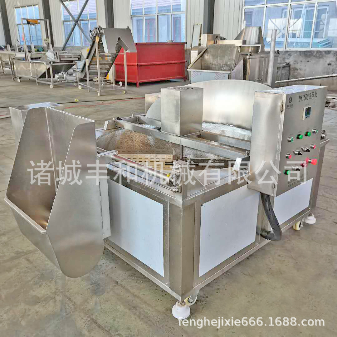 供应食品油炸单机 鱼丸油炸机 虾丸油炸机 春卷鸡排油炸机厂家