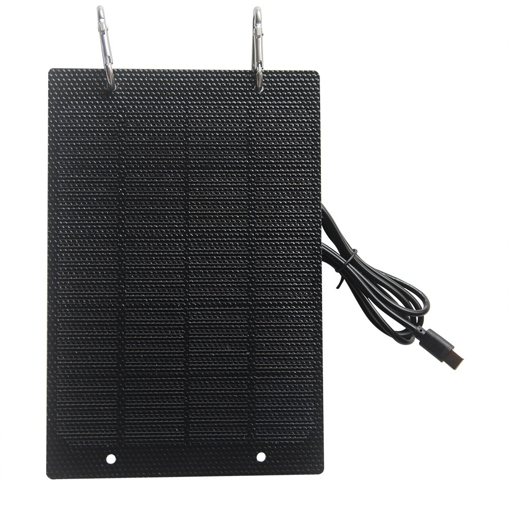 5W 5V ETFE太阳能充电板手机移动电源安防监控充电器Type-c输出