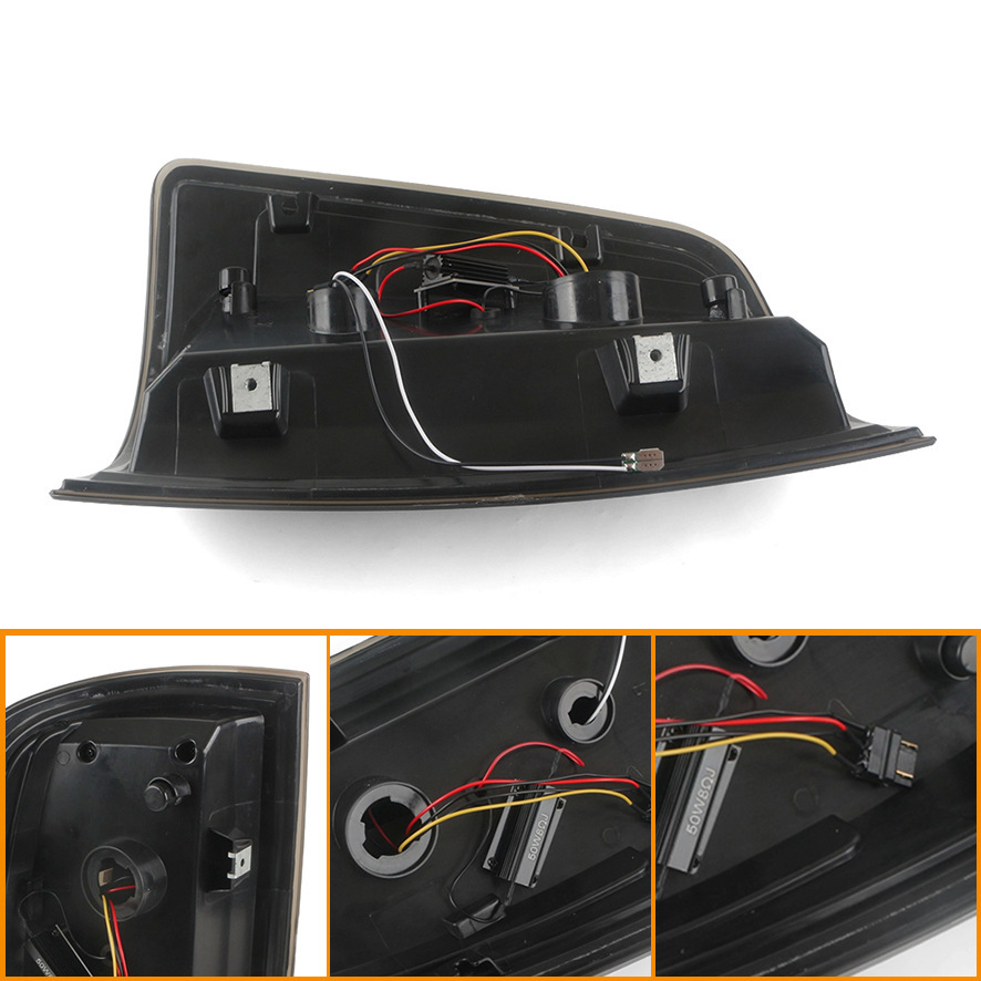 Aplicable para el conjunto de luces traseras de Dodge Ram 09 - 18 RAM1500 / 2500 / 3500 luces de freno modificadas luces hacia atrás