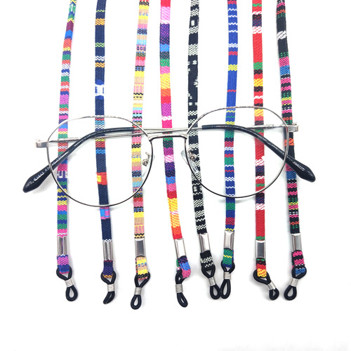 Manufacturer direct supply of ethnic style glasses with glasses chain anti-lost glasses rope sunglasses reading glasses hanging neck rope
