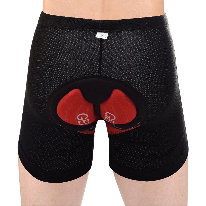Cycling Underwear Men's Bicycle Pants Mountain Bike Silicone Thickened Breathable Shorts Men's Outdoor Gear Winter Wear-Resistant