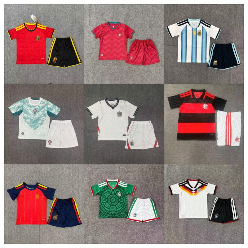 2026 Season Usa, Canada, and Mexico World Cup National Team New Children's Version Trendy Jersey Set, Customizable with Numbers, Available for Dropshipping