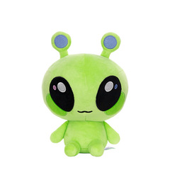 跨境新品Dingle Plushie绿色外星人玩偶毛绒玩具周边