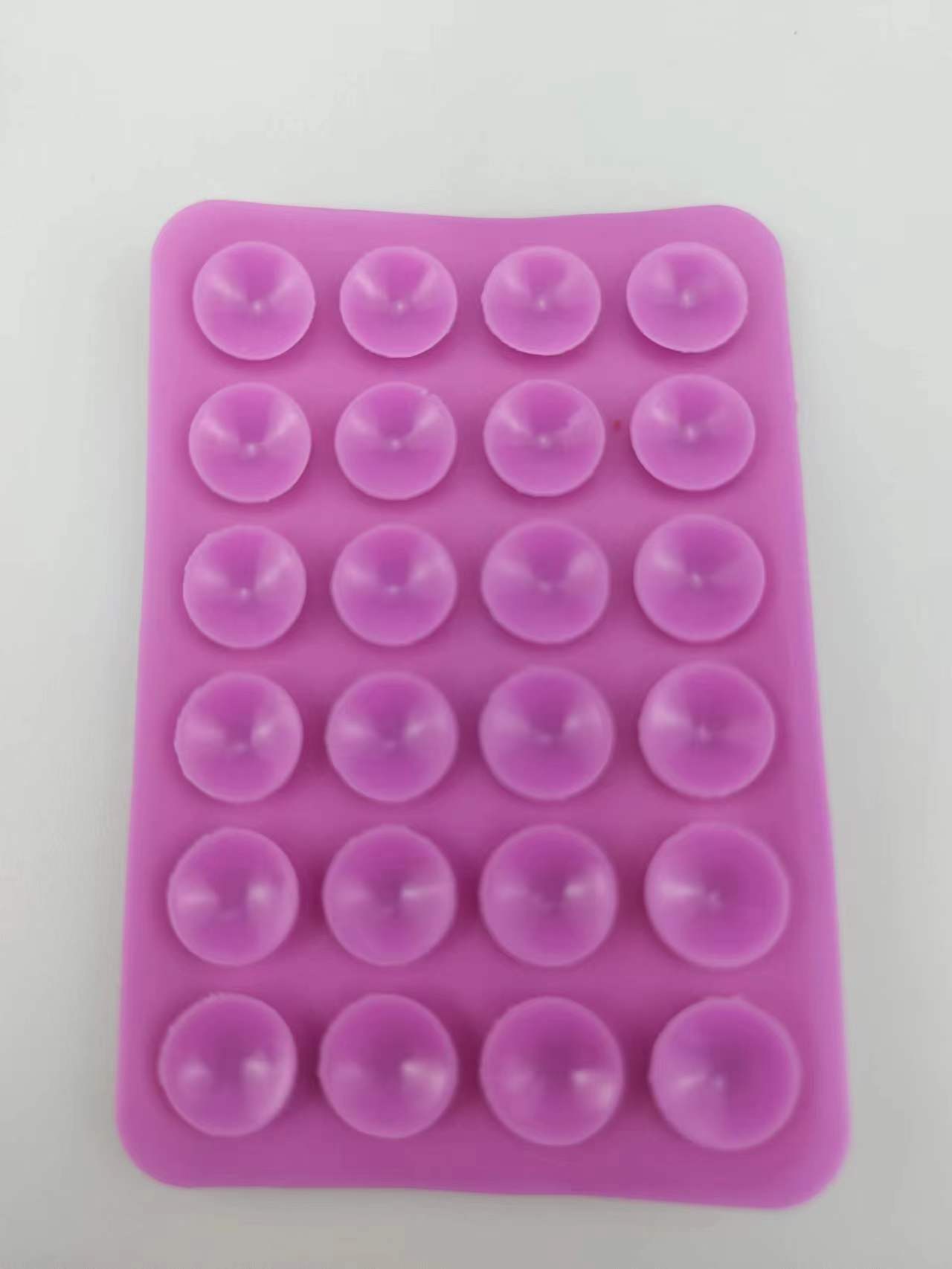 Suministro directo de fábrica de ventosa de silicona ventosa de teléfono móvil ventosa cuadrada ventosa de 24 granos ventosa de soporte para teléfono móvil ventosa de silicona de doble cara