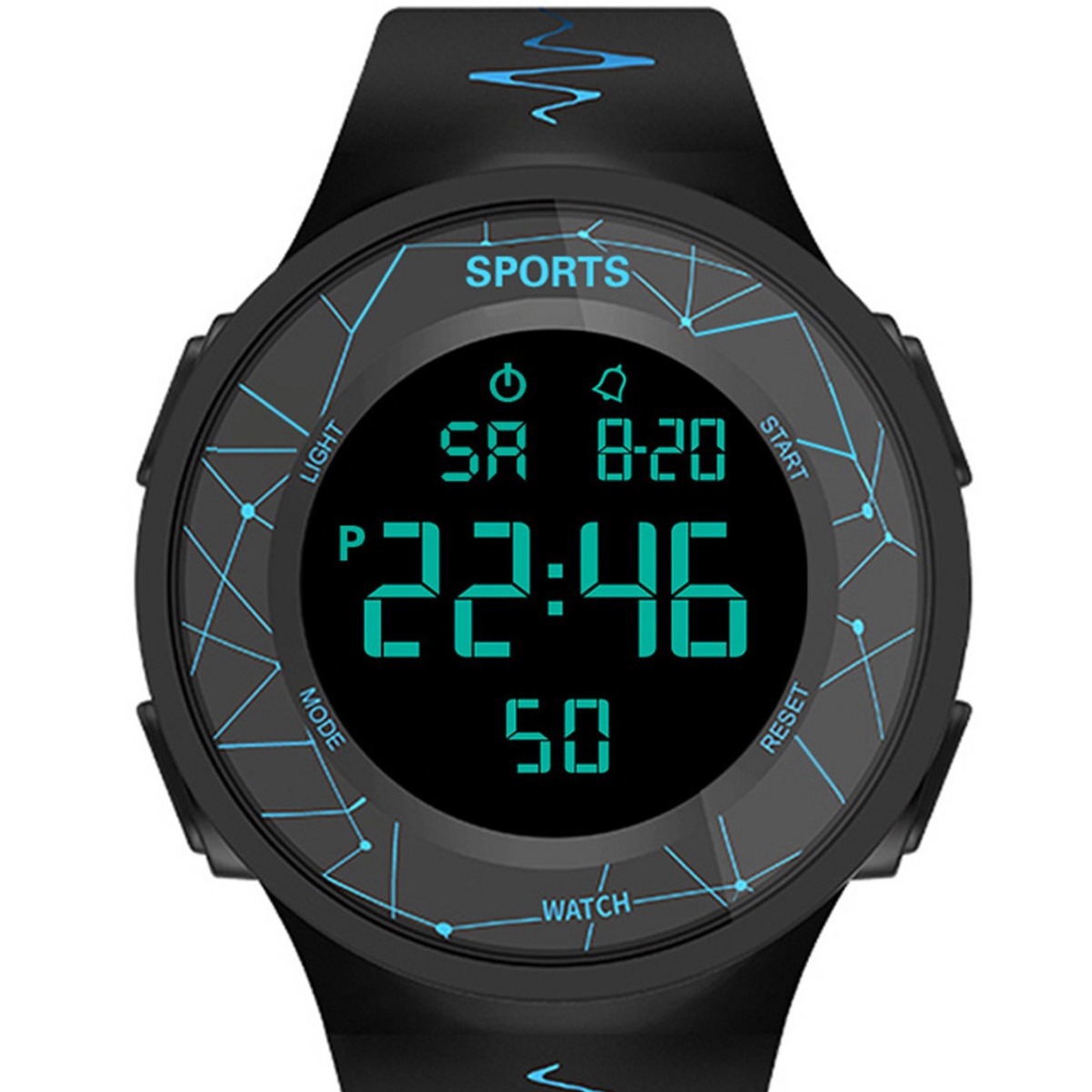 夜光电子手表男潮流简约女初中学生青少年儿童多功能运动手表批发