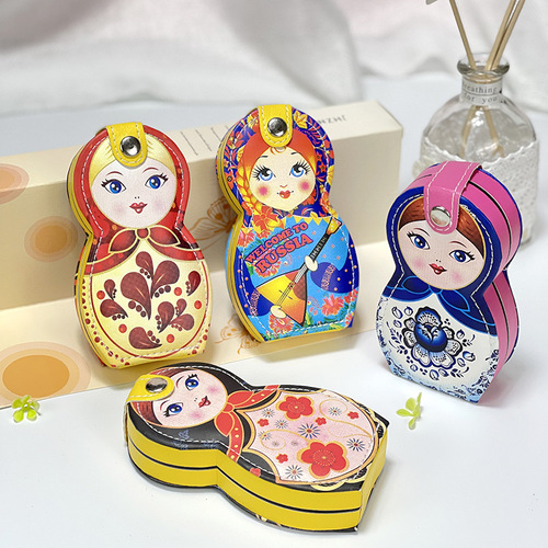 Creative Plastic Russian Matryoshka Doll Nail Scissors Nail Clipper Manicure Set Home Decoration Crafts Ornaments Wholesale