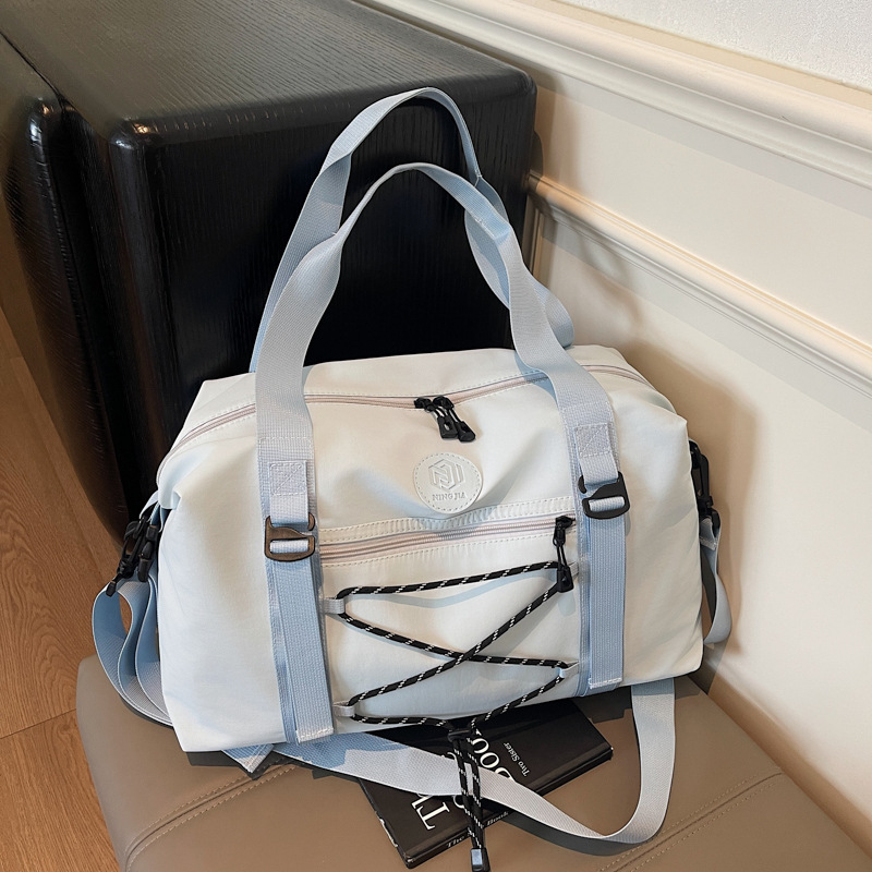 Large-Capacity Lightweight Travel Bag Women's Portable Swimming Sports Fitness Bag Men's Short-Distance Travel Business Trip Storage Luggage Bag