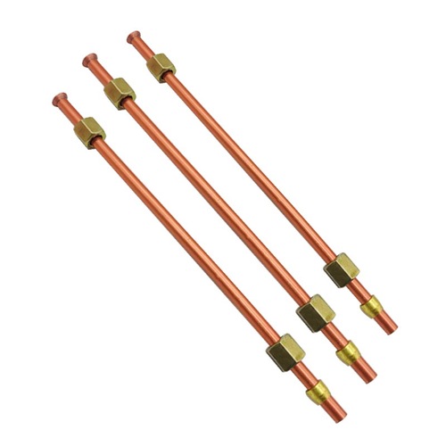 Air pump compressor aluminum tube 6mm unidirectional valve small copper tube pressure switch connection tube pressure relief valve tube wholesale 20cm