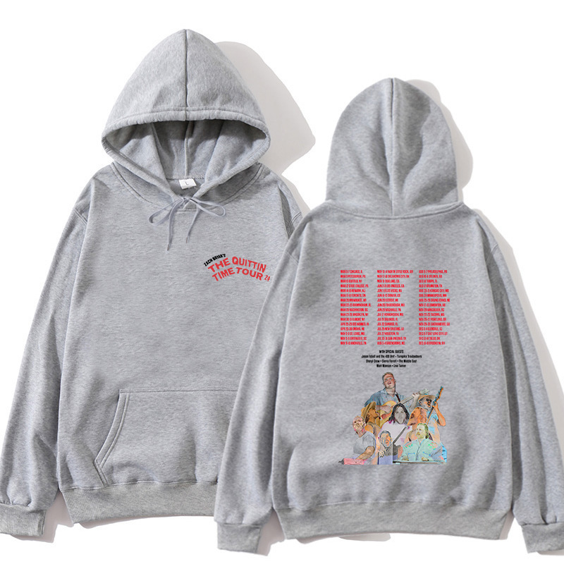 Zach Bryan The Quittin Time Tour 24 Admat Merch Hoodies