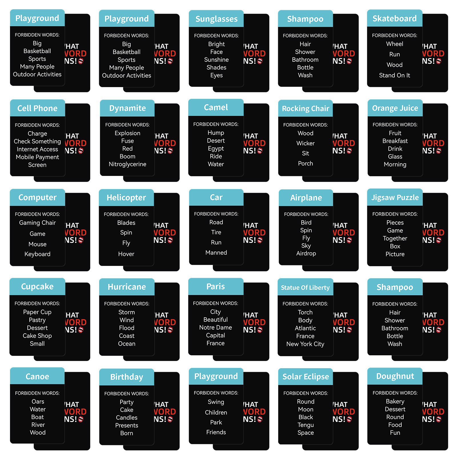 Neues grenzüberschreitendes interaktives 50-teiliges Spielbrett-Kartenset: Erschaffe dein eigenes Trinkspiel mit lustigen und kreativen Beschreibungen_voghion.com
