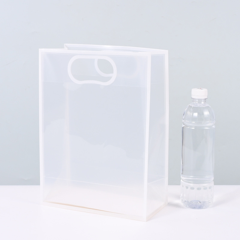 PP bolsas transparentes de mano de alto grado de sensación de 1 de junio día de los niños con regalo de mano plástico esmerilado regalo de cumpleaños de boda bolsa de regalo