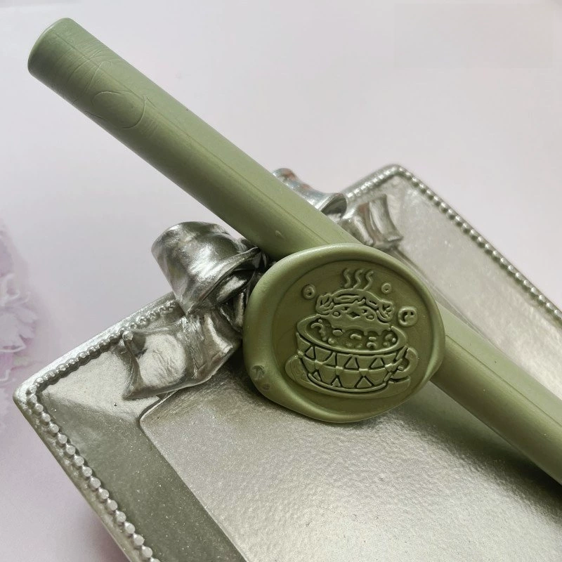 Круглые матовые печатные восковые стержни Jinyuan, 54 цвета, 1,1×13 см, для термопистолета, ретро финиш