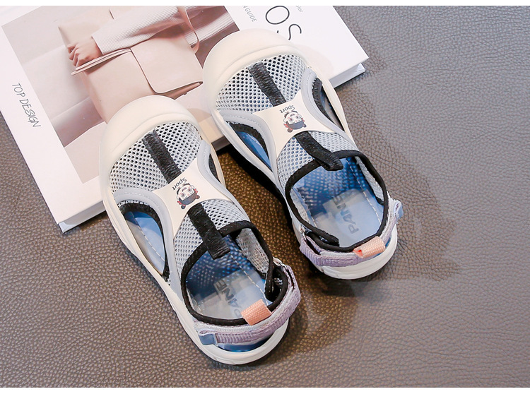 Breathable Mesh Sandals For Kids Summer Comfortable Soft Sole Shoes_voghion.com