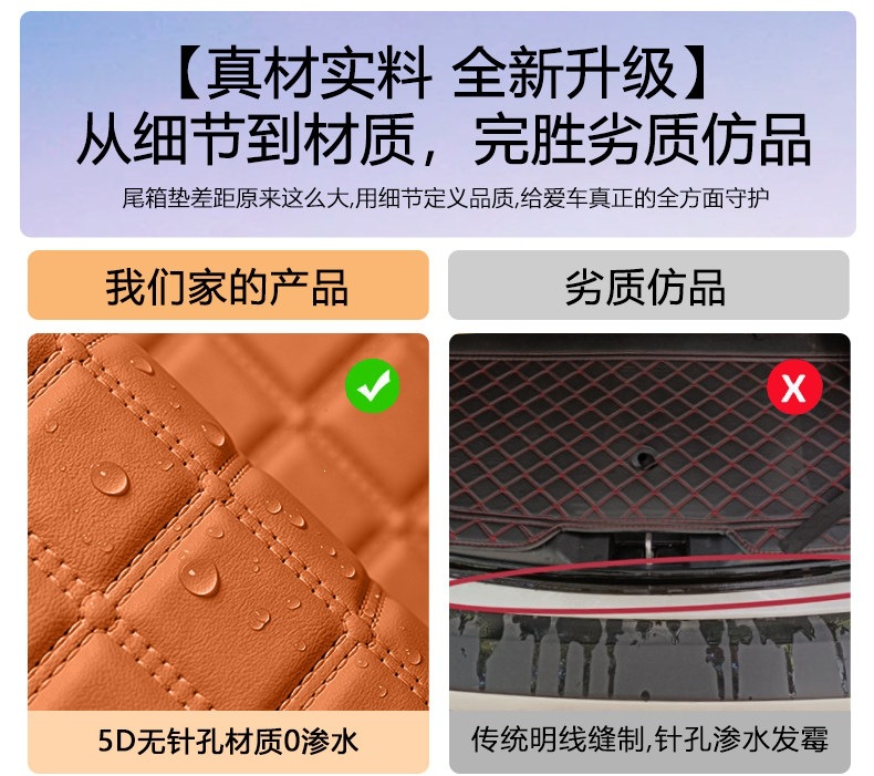 26 models of Wenjie M9 trunk mats, full coverage car interior waterproof accessories, Wenjie M9 six-seater trunk mat