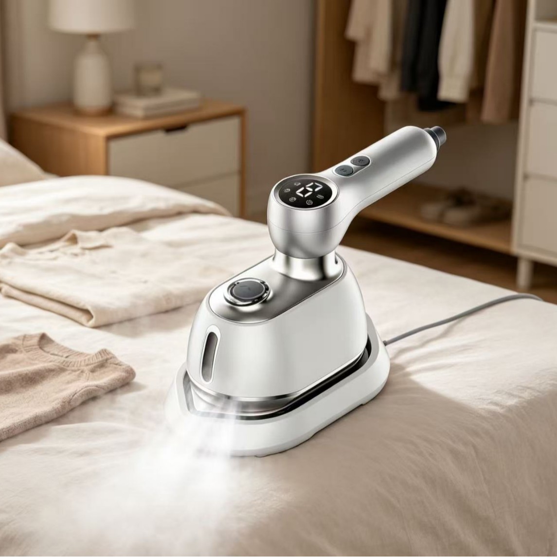 New 2026 Large-Screen Handheld Garment Steamer Steam Iron Portable Small Travel Home Ironing Machine Cross-Border