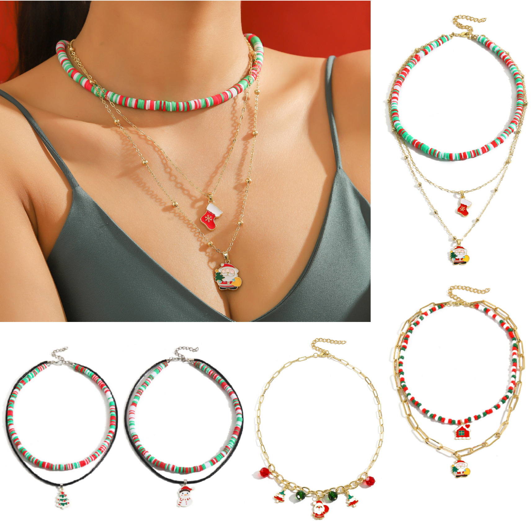 Christmas necklace for elderly