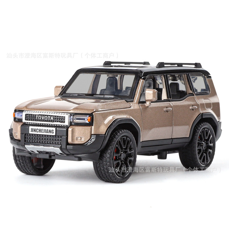신제품 TOYOTA PRADO 1:32 시뮬레이션 합금 자동차 모델 컬렉션 오프로드 차량 장난감 장식품 부티크 SUV 선물