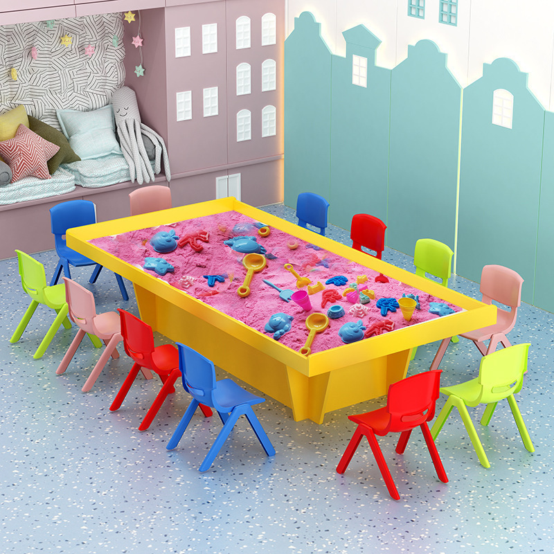 Sand Table Large Amusement Equipment Space Sand Table Children's Toy Table Clay Table Large Size Building Block Table