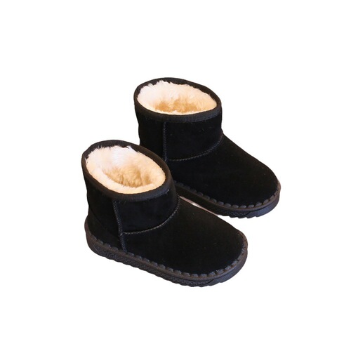 Fall/Winter Kids' Shoes: Fleece-Plus Cotton Boots for Toddlers, Stylish Children's Snow Boots & Fashionable Ankle Boots for Boys and Girls