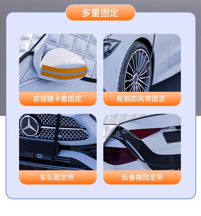 Car Sunshade Cover, Car Cover, Sun Protection, Snow Shield, Front Windshield Sunshade Umbrella, Small Car Window Sunshade Curtain
