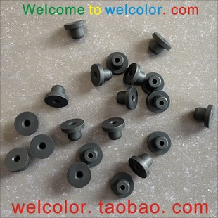 5.0 6mm short single-sided environmental protection silicone protective sleeve out of the coil fast-loading open hole wire sealing hole plug