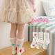Children's socks wholesale spring and summer thin girls Korean tube socks color polka dot striped baby girl cute cotton socks