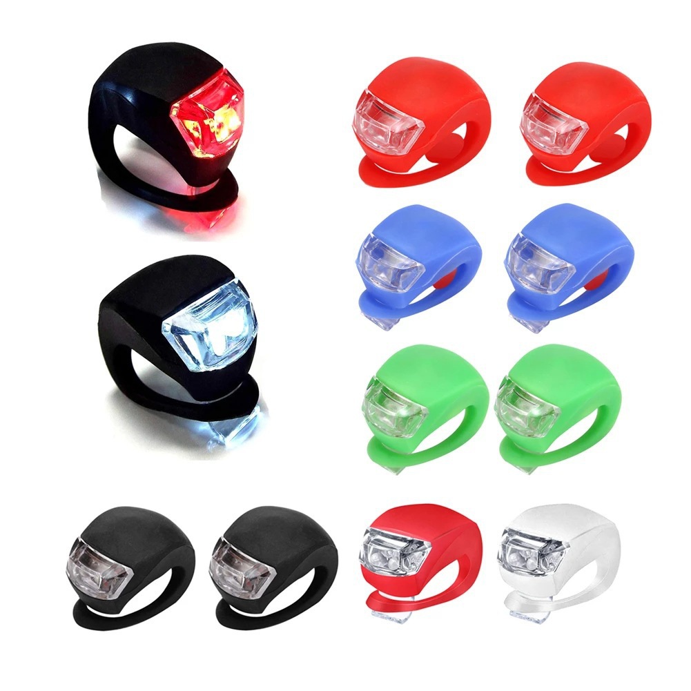 Bicycle Night Riding Light Silicone Frog Light Led Road Light Replacement Children's Bicycle Decoration Accessories