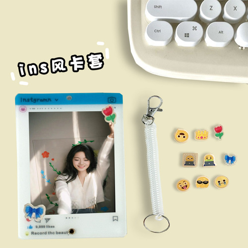 Ins-style card holder photo frame acrylic stand instant photo 3-inch photo