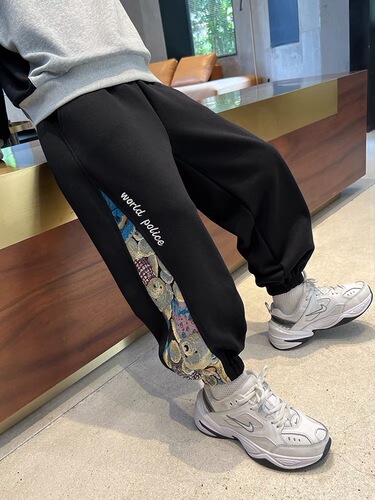 Boy's pants autumn casual pants spring and autumn style medium and large children stylish sports pants autumn trend