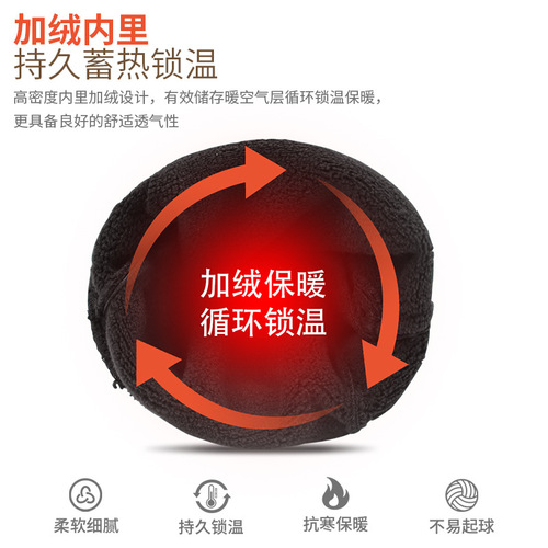 Selected Winter Outdoor Sports Warm Gloves, Bicycle Riding Touch Screen Anti-Slip Anti-Cold Anti-Wind Running Gloves