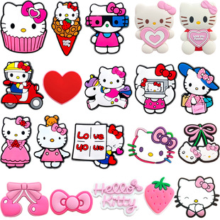 20�ͨ�ɐ�hellokitty��DIY����Ь������Ь�Ʒ�Ǳ��ǿɲ�ж��