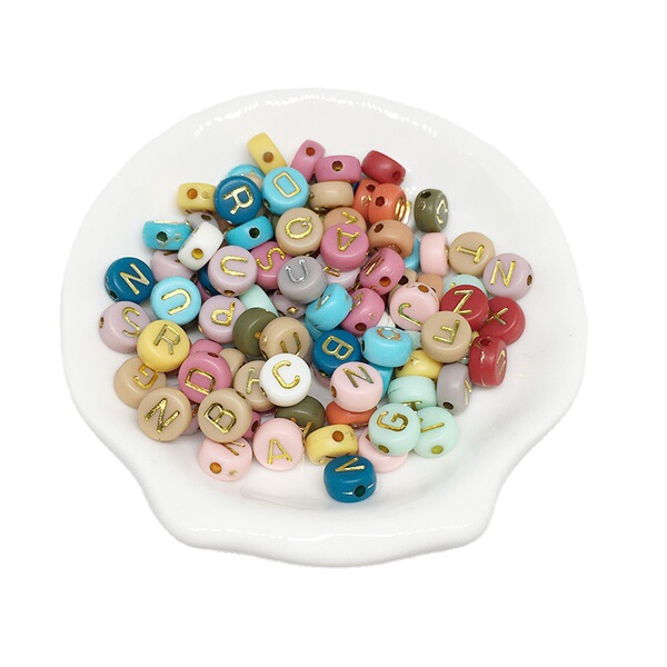 children's acrylic beaded bracelet handmade
