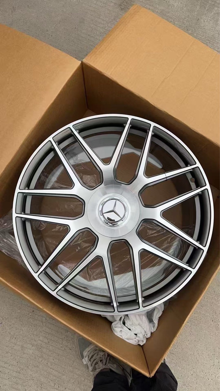 Suitable for Mercedes-Benz Large G-Class Amg Wheels G55G350G500 Modified G63 Brabus 22 Carbon Fiber Forged Wheels