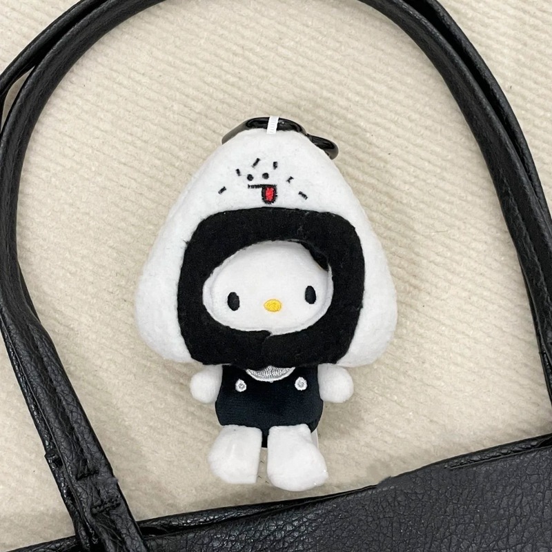 黒と白のラブバックル kt 人形ペンダント ジョングユと同じスタイルのかわいい人形ペンダント女の子ぬいぐるみ KT 猫キーホルダー|undefined