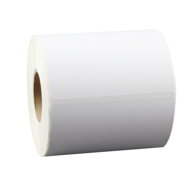 Papel de etiqueta térmica eyoubao de tres pruebas 100x100*150 etiqueta adhesiva en blanco código de barras Precio de supermercado papel de Escala electrónica