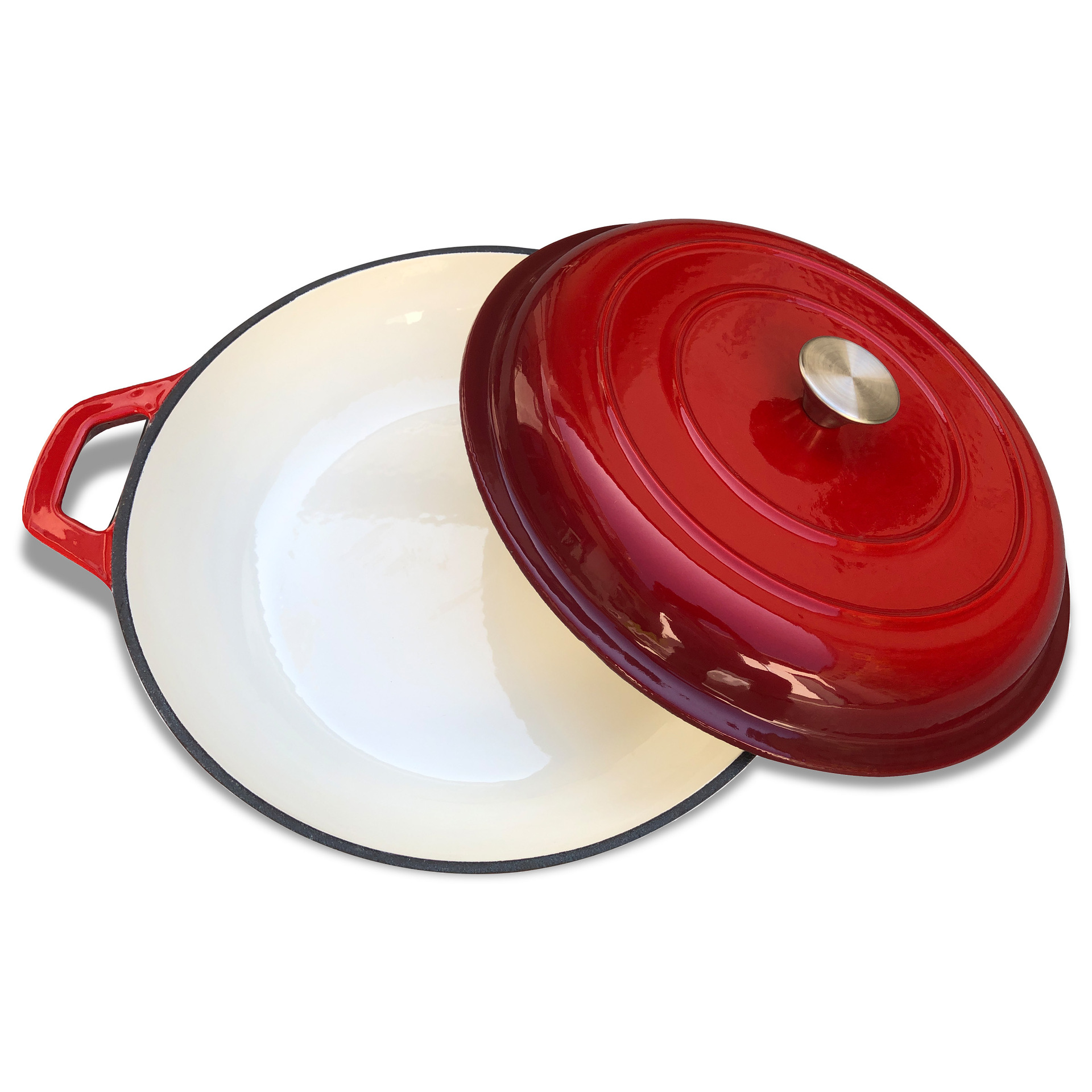 China's best-selling cast iron enamel pot, seafood pot, direct from the factory, suitable as a housewarming gift or souvenir, can be DIYed and customized with a logo