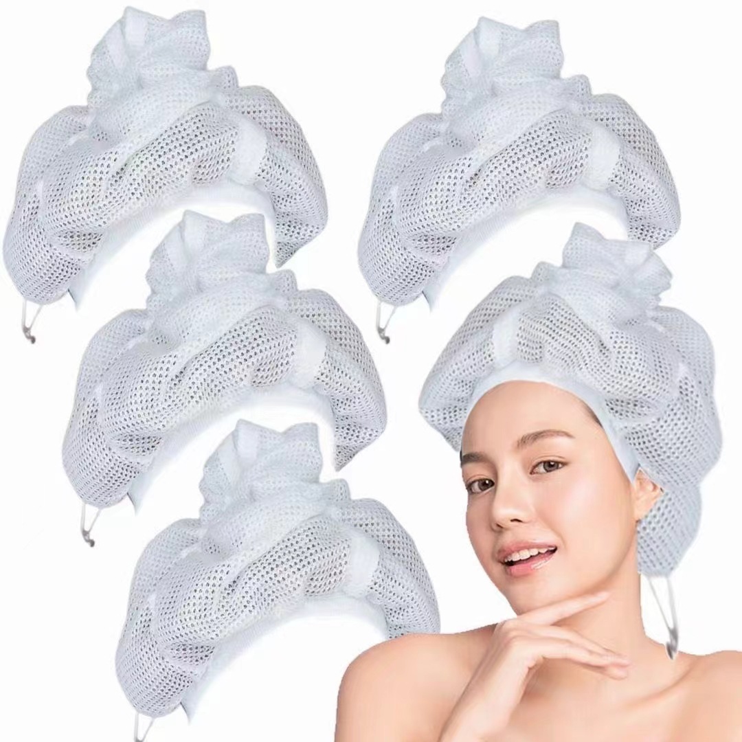 Net Plopping Cap For Drying Curly Hair