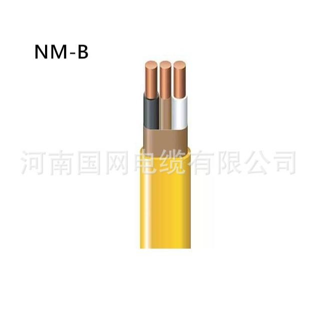 NM-B建筑电线UL719美标尼龙护套线扁NMD90/UF-B加拿大电线