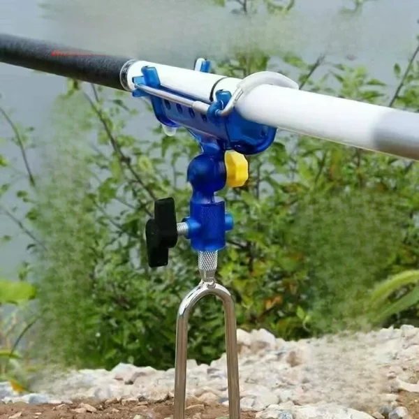 Self-locking turret bracket fishing rod bracket ground intervention sea rod bracket universal insertion ground turret rack fishing gear