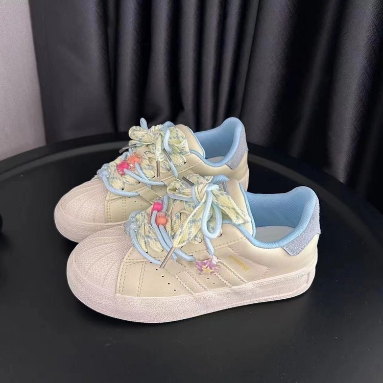 Spring Student New Niche Design Shell Fashion Casual Shoes Women's All-match Candy Color Women's Sneakers Trendy Women's Shoes