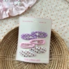 【21】Purple polka dot bb clip