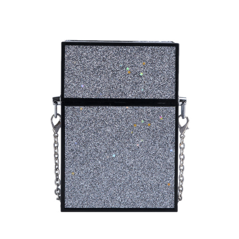 Wholesale Sequin Messenger Chain Mini Small Case Bag Nihaojewelry display picture 9