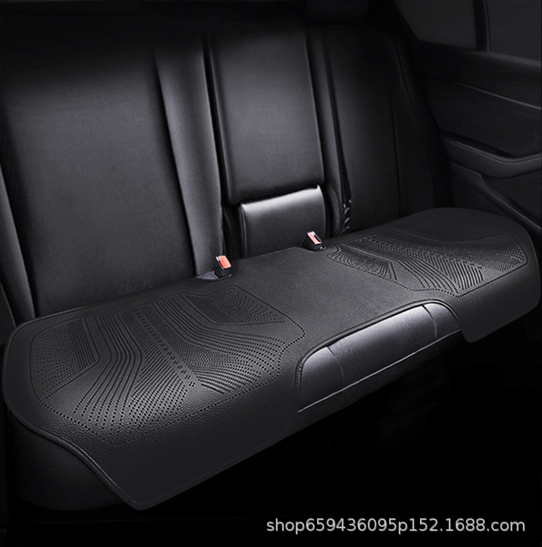 Genuine Leather Car Seat Cushion, Universal for All Seasons, High-End Seat Pad, Single-Piece Seat Cover, Full Coverage Rear Car Seat Cover
