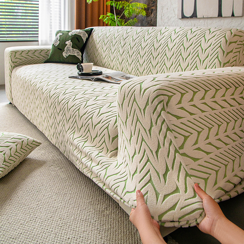 Cubierta de sofá elástica anti-gato, cubierta de respaldo todo incluido, cuatro estaciones, tipo general 2025, nuevo cojín de cubierta de sofá