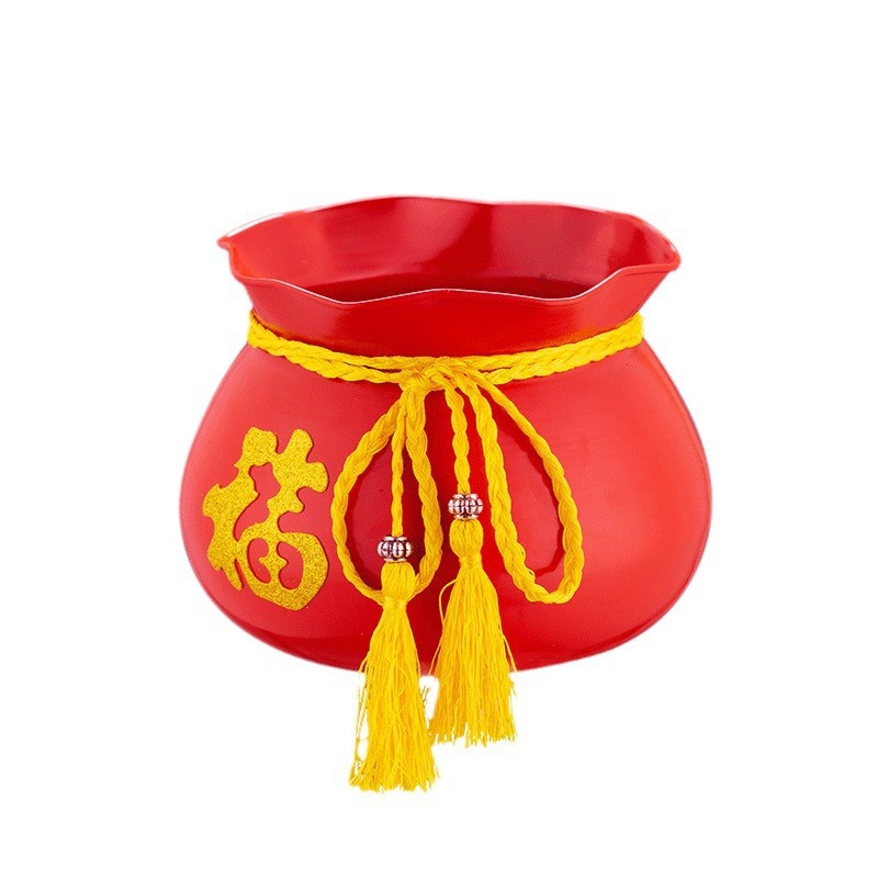 Traje de barril de bendición de flores de Año Nuevo personalizado Papel de embalaje de año nuevo Embalaje de regalo Cinta Cinta Logotipo Procesamiento de impresión Personalizado