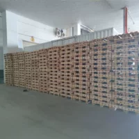 Европейские стандартные поддоны CP5 из цельной древесины с четырех сторон для логистики, фанерные поддоны без фумигации, четырехногие деревянные поддоны